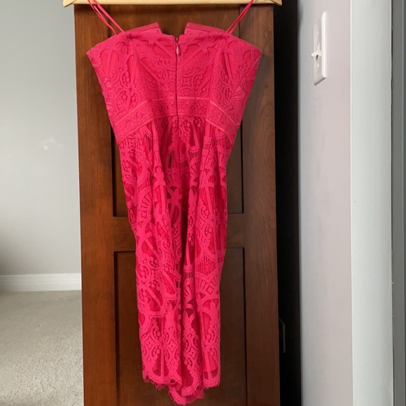 Adelyn Rae Strapless Lace Cocktail Dress - Picture 3 of 7